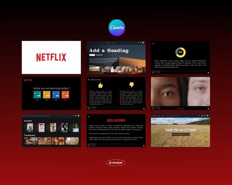 Netflix Template Canva