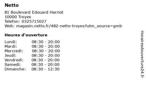 Netto à Troyes