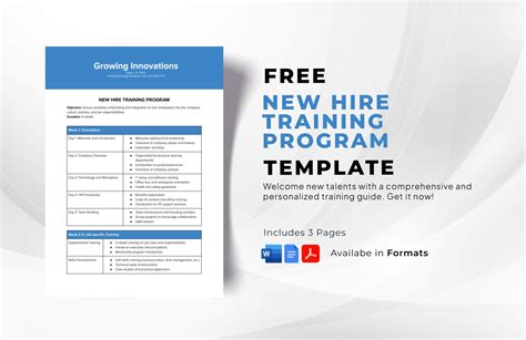 New Hire Training Template