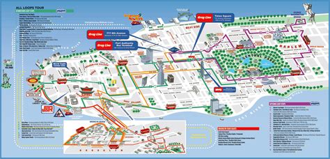 New York Tourist Map Printable