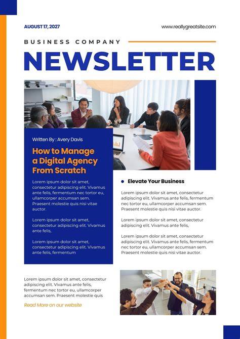 Newsletters Templates Free