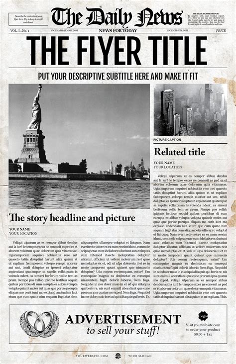Newspaper Front