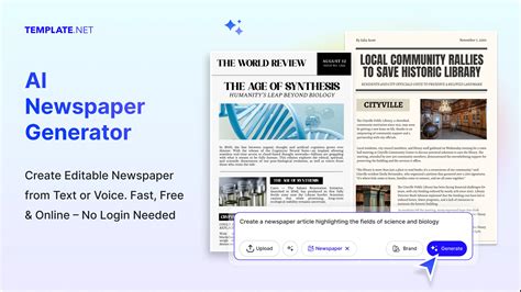 Newspaper Generator Template
