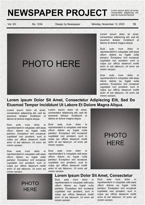 Newspaper Google Template