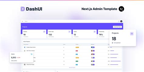 Next Js Dashboard Template