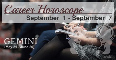 Next Week Gemini Career Horoscope