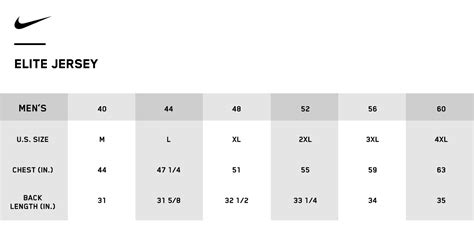 Nfl Jerseys Size Chart