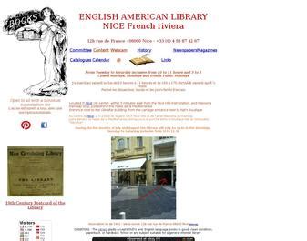 Nice English American Library à Nice