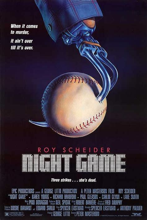 Night Game (1989) film online,Peter Masterson,Roy Scheider,Karen Young,Lane Smith,Richard Bradford