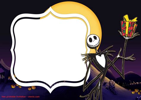 Nightmare Before Christmas Invitations Templates Free