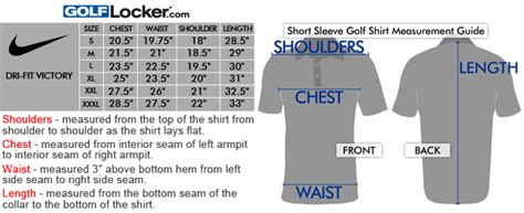 Nike Dri Fit Size Chart
