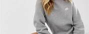 Nike Grey Sweatshirt for Women