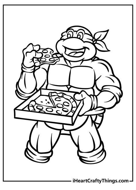 Ninja Turtle Printable Coloring Pages