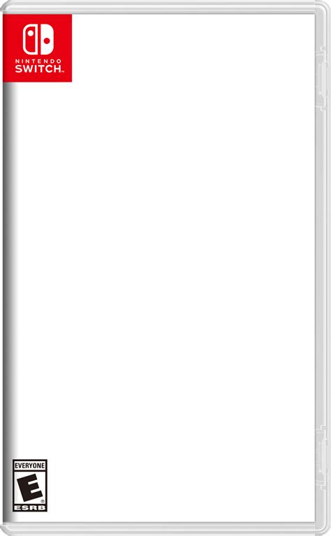 Nintendo Switch Game Cover Template