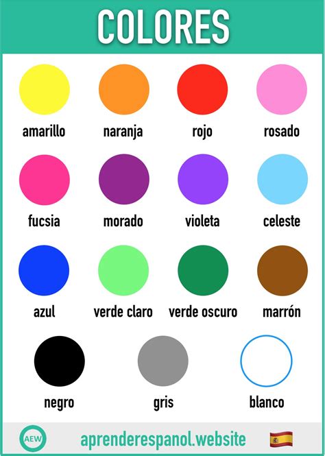 Colores En Letras