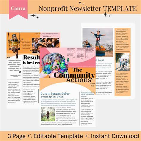Nonprofit Newsletter Template