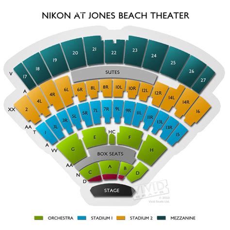 Northwell Jones Beach Seating Chart