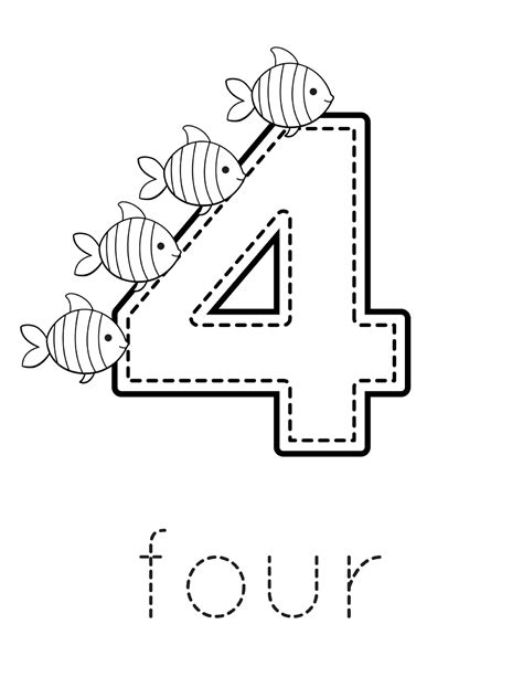 Numbers For Toddlers Printable