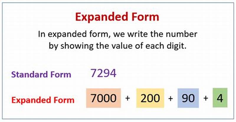 Numbers In Expanded Form Examples