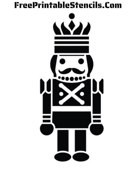 Nutcracker Stencil Printable