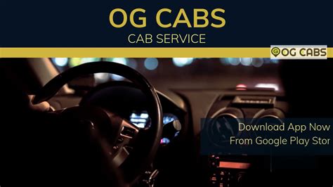 OG Cabs- Book a Cab Local, Outstation & Car Rental Taxi App