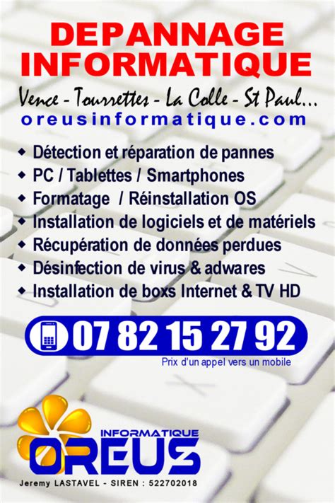 OREUS Informatique à Vence