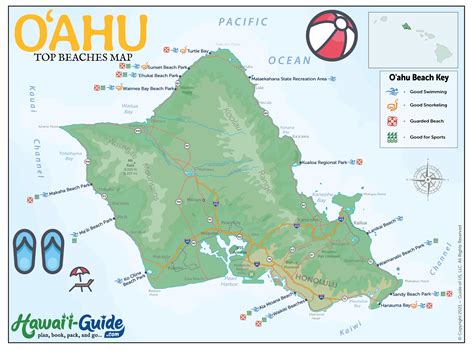 Hawaii Beach Map