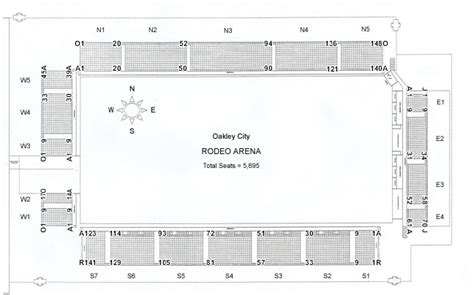 Oakley Rodeo Seating Chart