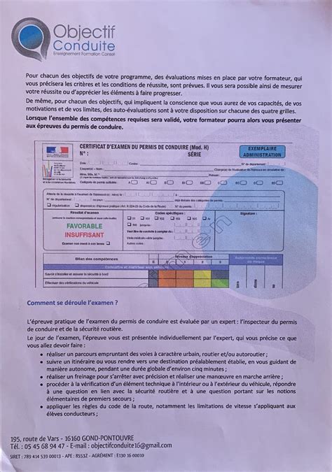 Objectif Conduite à Gond-Pontouvre