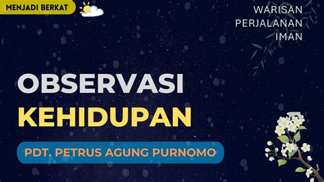 Observasi Kehidupan