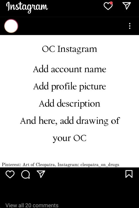 Oc Instagram Template