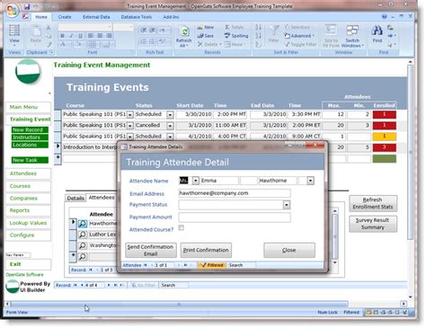 Office Access Templates