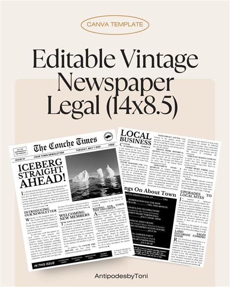 Old Newsletter Template