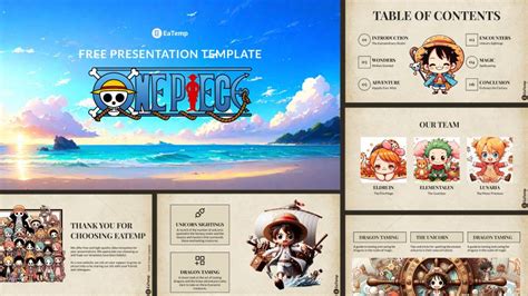 One Piece Google Slides Template