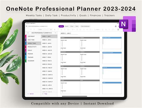 Onenote Planner Templates