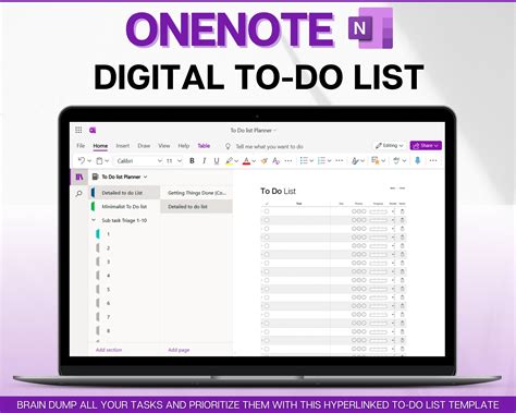 Onenote Templates To Do List