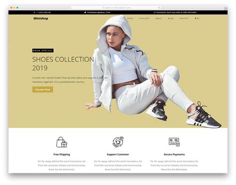 Online Store Website Template