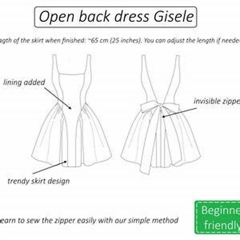 Open Back Dress Pattern