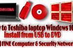 Open DVD On Toshiba Laptop