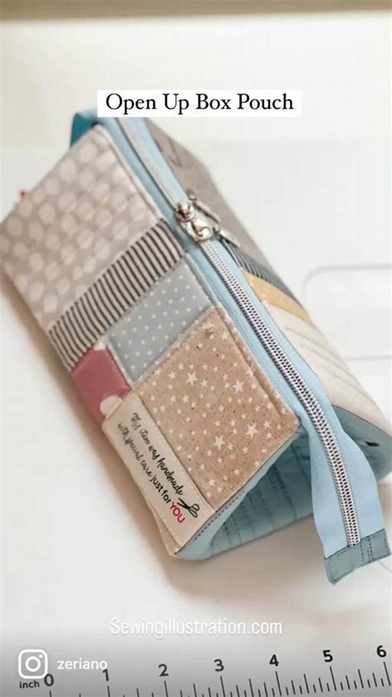 Open Out Box Pouch Pattern Free