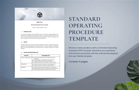 Operating Procedures Template Free