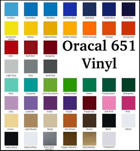 Oracal 651 Printable Vinyl
