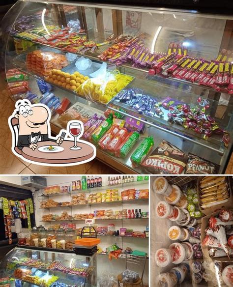 Orange bakery and mini supermarket