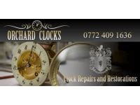 Orchard watch and clock repairs.
