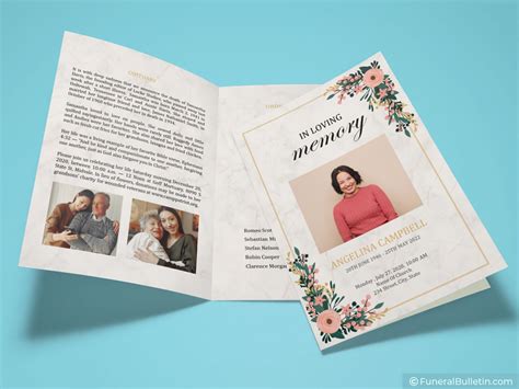 Order Of Service For Funeral Template