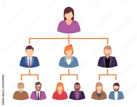 Organizational Chart Clipart