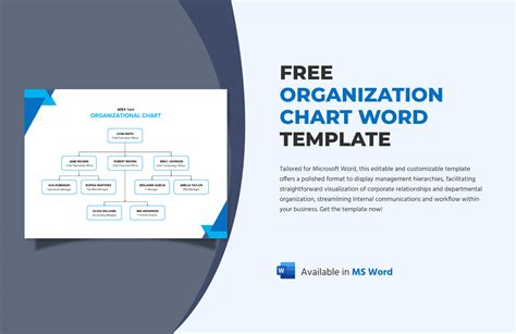 Organizational Chart Template For Word