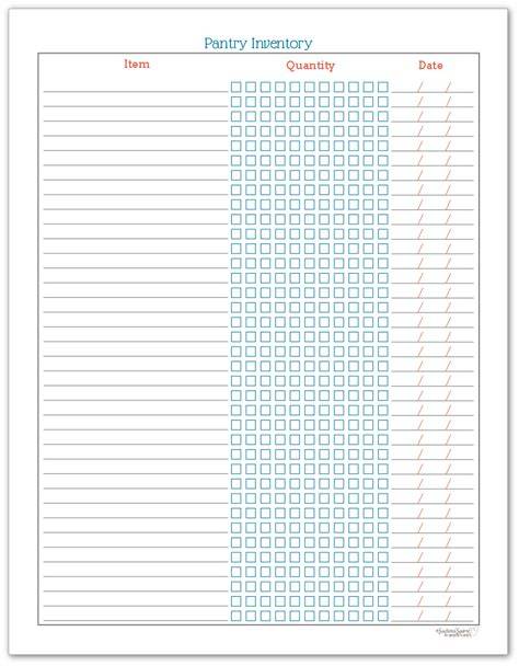 Organized Home Com Printable Household Notebook Pantry Inventory