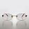 Oval Rimless Glasses