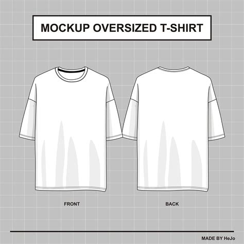 Oversized T Shirt Design Template